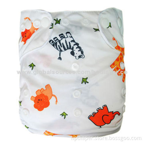 Baby Diaper in Bales, with 3-layer Ultra-absorbent Microfiber Insert